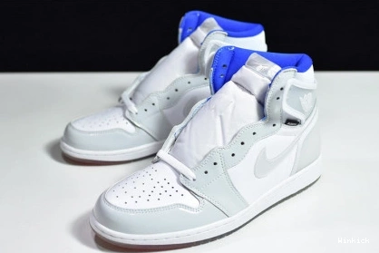 WHITE HIGH - JORDAN BLUE CK6637-104 RETRO RACER ZOOM 1 1205